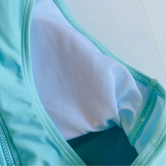 Kyodan | Longline Mock Neck Aqua Bikini NWT L - Picture 11 of 12